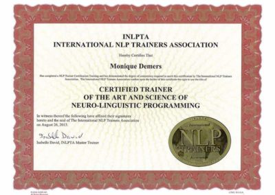 INLPTA Certificat formateur 2013